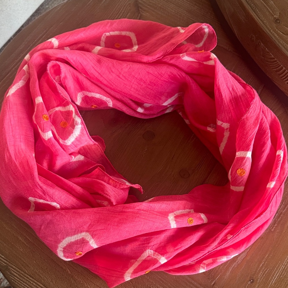 Marigold Row Pink Scarf